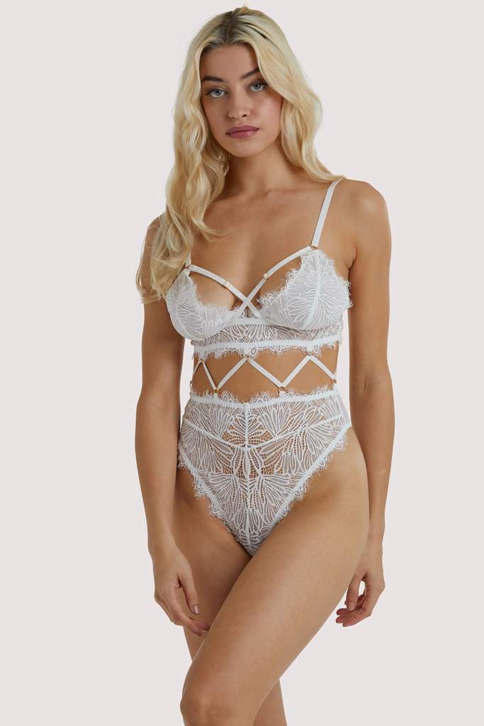 Angelica Lace Strappy Bodysuit